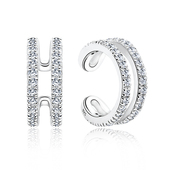 10mm CZ Stones Ear Cuff EC-1148